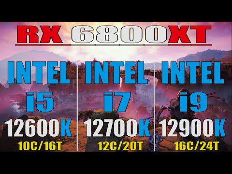 INTEL i5 12600K vs INTEL i7 12700K vs INTEL i9 12900K  || 7 PC GAMES BENCHMARK ||
