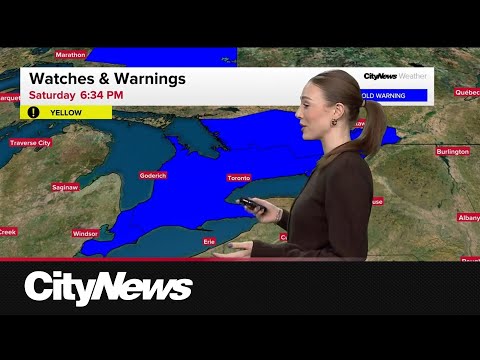 Extreme cold in Toronto will last until Monday