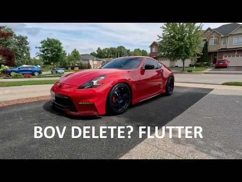 BOV DELETE on my 700HP TURBO NISMO 370Z (CRAZY FLUTTER)