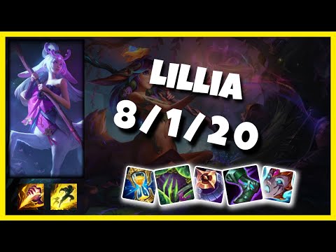 Lillia vs Hecarim EU Challenger JUNGLE (8/1/20) - v11.3