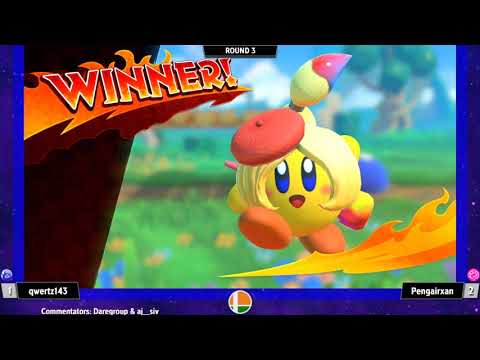 qwertz143 (Gooey/Bell) vs Pengairxan (Dedede/Artist) - Kirby Fighters India Tournament #13