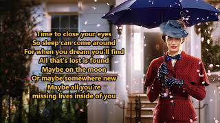 Emily Blunt- The Place Where Lost Things Go (From &quot;Mary Poppins Returns&quot;) (Lyrics) {HeyLyrics}