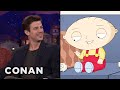 Grant Gustin Is Flattered By Stewie S Crush On Him CONAN On TBS