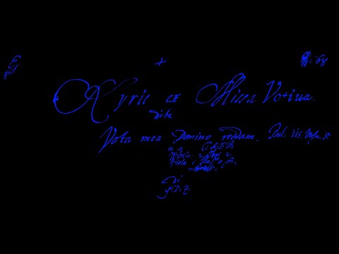 Zelenka - Missa Votiva, ZWV 18. {Autograph score + 4k HD}