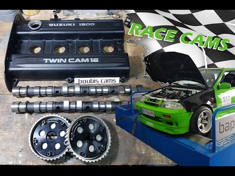 Race camshafts Suzuki Swift GTI (Boubis cams)