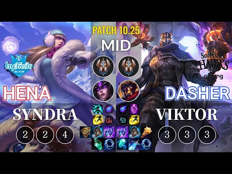 hyF Hena Syndra vs SHG Dasher Viktor Mid - KR Patch 10.25