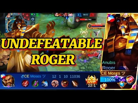 ✔️UNDEFEATABLE ROGER|NONSTOP BEAST MODE|ALMOST GOT MANIAC|ROAD TO MYTHICAL GLORY|Mobile Legends