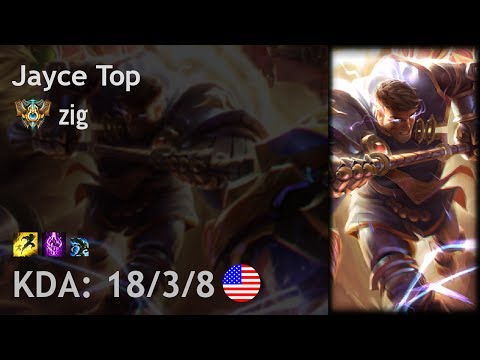 Jayce Top vs Fiora - zig - NA Challenger Patch 7.11