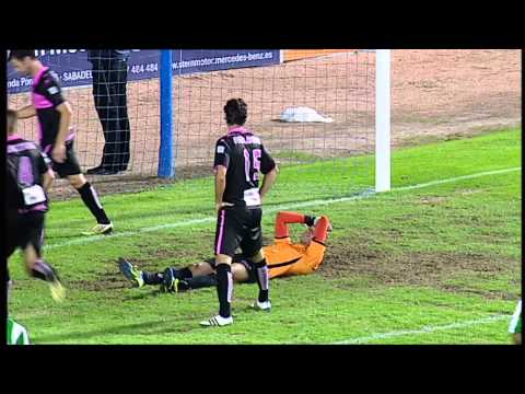 La Liga | Gol de Pablo Ruiz en propia (0-1) en el CE Sabadell - Córdoba CF | 17-10-2012 | Ronda 3