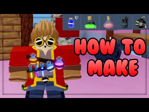 How to MAKE EVERY POTION (Alchemist Roblox Bedwars Kit)