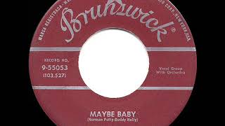 1958 HITS ARCHIVE: Maybe Baby - Buddy Holly &amp; The Crickets