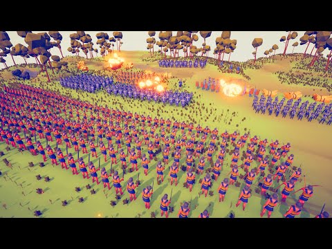 100x ROMAN ARMY vs ALL FACTION - Totally Accurate Battle Simulator TABS