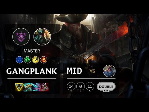 Gangplank Mid vs Yasuo - EUW Master Patch 11.17
