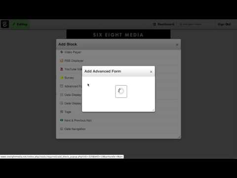 Concrete 5 Advanced Forms - Manage Records