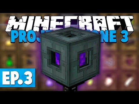 Minecraft Project Ozone 3 | CURSED EARTH MOB FARM! #3 [Modded Questing Skyblock]