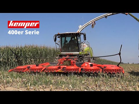 Kemper Großtrommel-Mähvorsätze der Serie 400 und 400plus. -   Die Allesfresser!