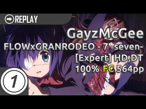 Gayzmcgee | FLOWxGRANRODEO - 7 -seven- -TV SIZE - [Expert] +HD,DT | SS 564pp