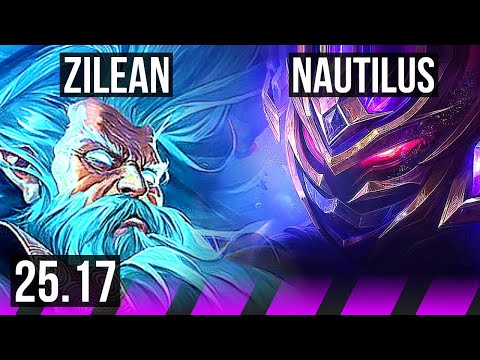 ZILEAN & Kai'Sa vs NAUTILUS & Lucian (SUP) | KR Master | 25.17