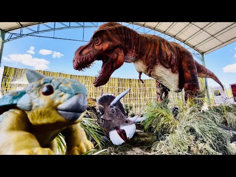 PARQUE DE DINOSAURIOS SÚPER MEGA GENIALES!!! VISITAMOS UN PARQUE DE DINOSAURIOS CON BUMPY!!!