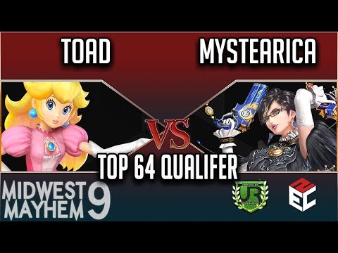 Midwest Mayhem 9 TOP 64 QUALIFER - Toad (Peach) vs Mystearica (Bayonetta)