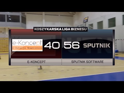 e-Koncept vs Sputnik Software - 12 kolejka - II Liga Poznań - Sportowa Liga Biznesu