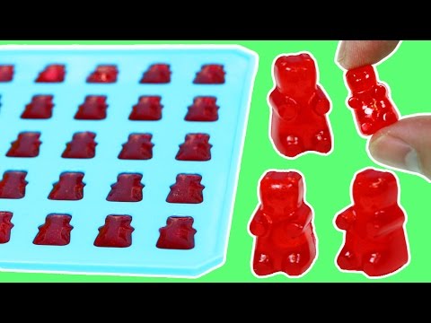 How to Make Jello GUMMY BEARS! Video