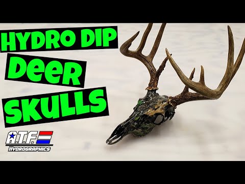 Deer Skull Hydrographic Film How To Discuss