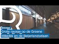 De rellen hebben gezorgd voor een grote ravage in Rotterdam-Zuid