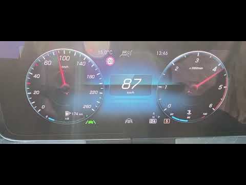 2021 Mercedes-Benz E200d 1.6 160 HP 0-180 km/h Acceleration