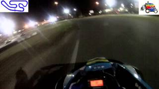 preview picture of video 'Big Kart Rozzano - 2 giri on board - Senso Orario in notturna'