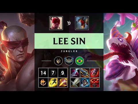 Lee Sin Jungle vs Fiddlesticks: Dominating - BR Challenger Patch 14.24