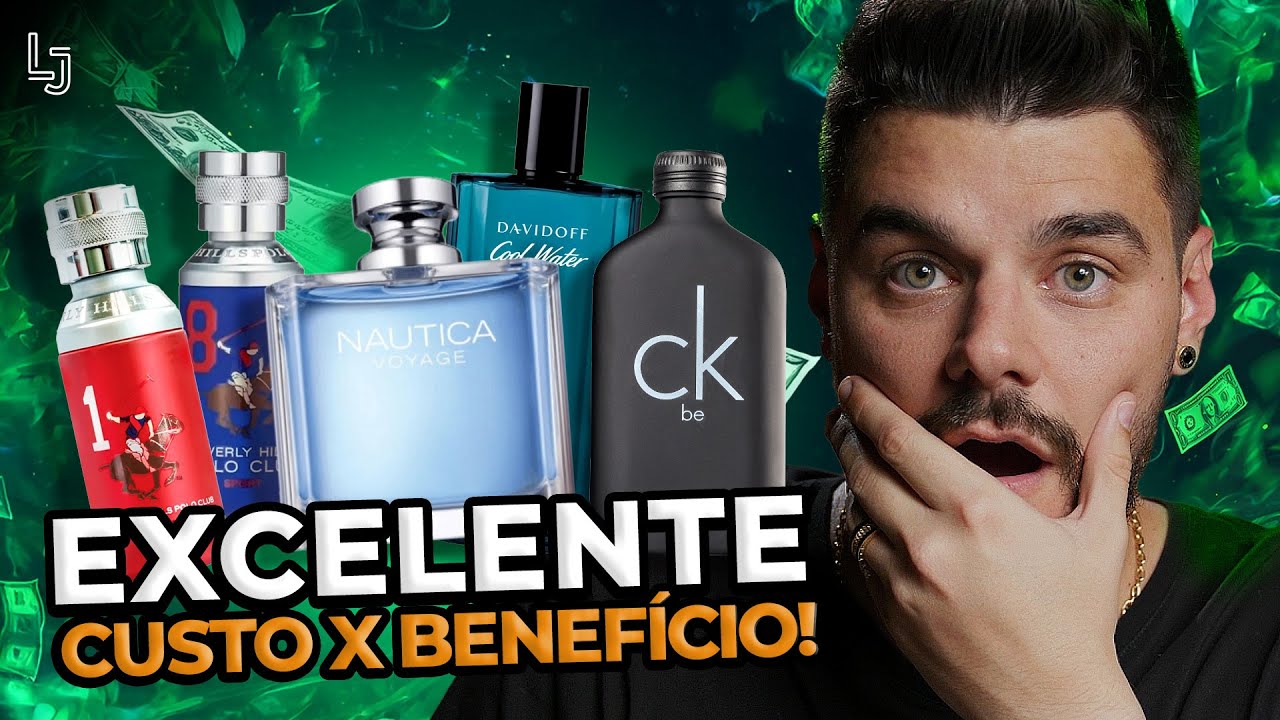 05 PERFUMES IMPORTADOS COM EXCELENTE CUSTO X BENEFÍCIO! CUSTAM POUCO MAS ENTREGAM MUITO!
