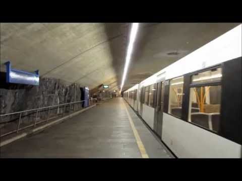 Oslo-Akershus T-bane - Linje 2: Ellingsrudåsen T-banestasjon 2016 [HD]