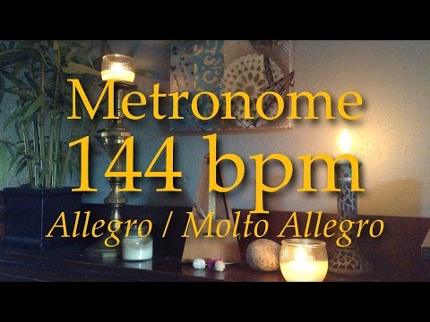 144bpm - Metronome - Tempo - Allegro - Molto Allegro - Click Track