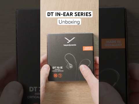 Unboxing the New DT In-Ear Series by beyerdynamic – Studio Sound on Stage. 🎧#beyerdynamic