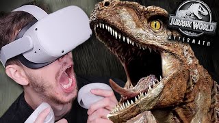 BACK TO DINOSAUR ISLAND!!! : Jurassic World Aftermath VR Oculus Quest 2 DLC | Ep1