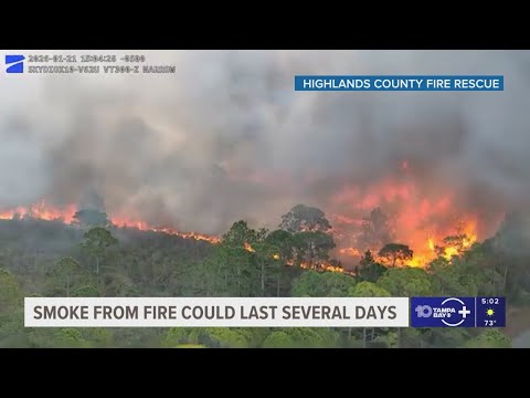 178-acre brush fire in Highlands County is 100% contained, officials say