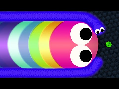 Slither.io Tiny Troll Snake vs Giant Snakes - Epic Slitherio Gameplay