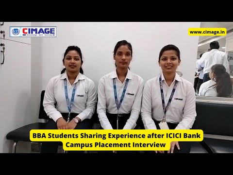 Students Sharing their Experiences after ICICI Bank Interview at CIMAGE