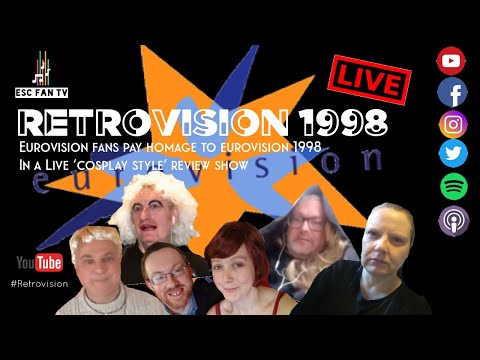 RETROVISION 1998 | Eurovision Live show | Eurovision 1998 review , Eurovision 1998 reaction