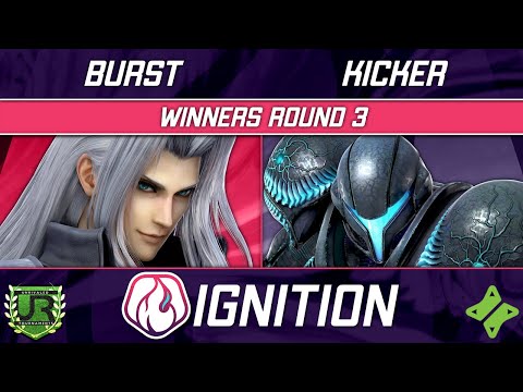 Burst (Sephiroth) vs Kicker (Dark Samus) - Ignition 271 WINNERS ROUND 3