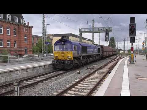 (HD) HHPI Class 66, 29002 'Robert JG Savage' passes Bremen Hauptbahnhof - 15/8/16