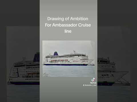 Thumbnail for Drawing of #Ambition For #ambassadorcruiseline #shorts