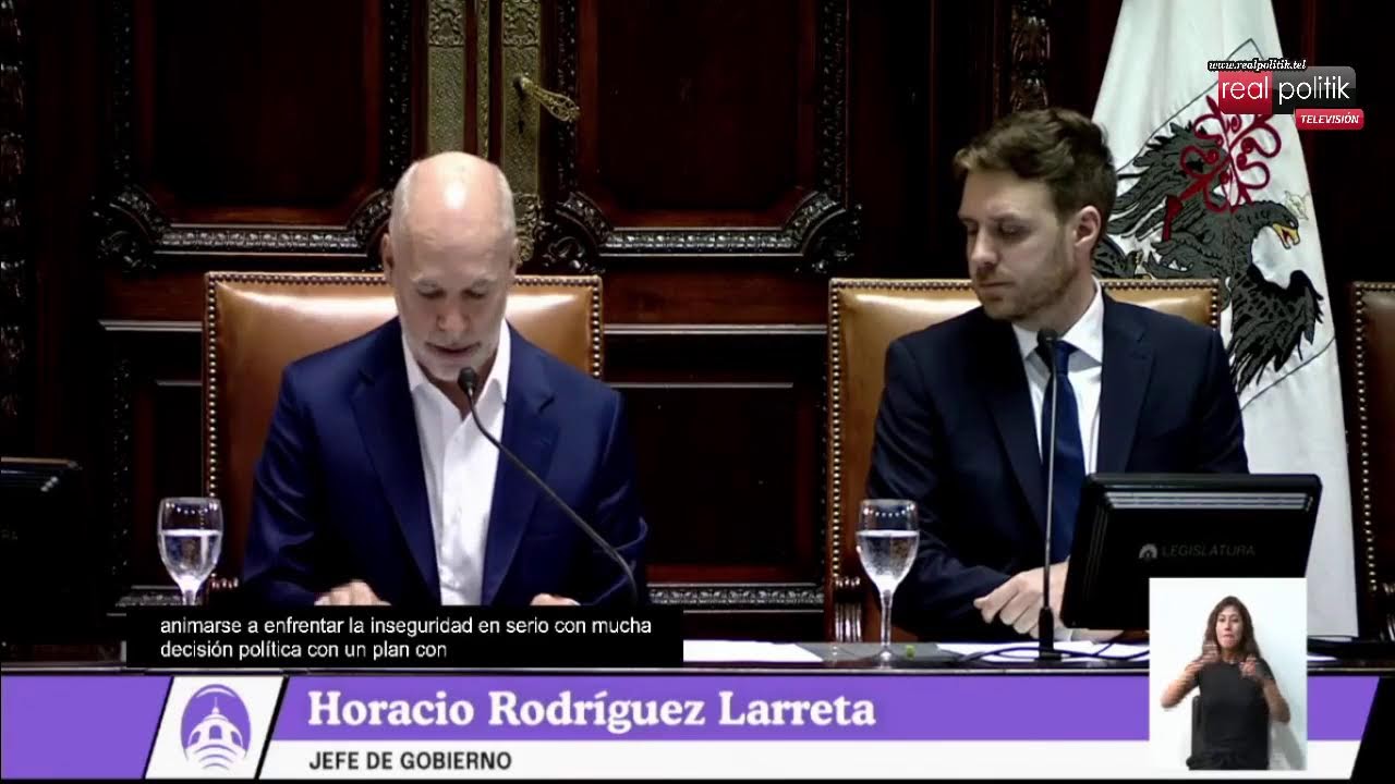 Rodríguez Larreta abre el período de sesiones de la Legislatura de la Ciudad de Buenos Aires