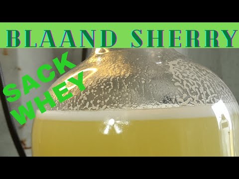 Making Sack Whey / Blaand Sherry at home - recipe and method.