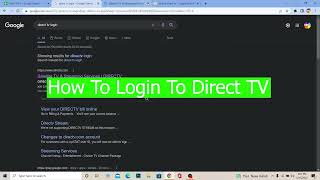 Directv Login (2022) | How to Login to Directv Account | Directv Sign in