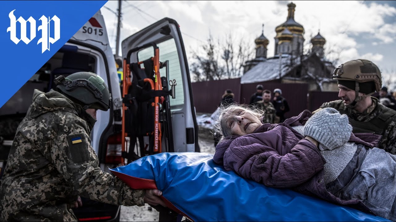 Irpin Evacuees Describe Grief and Terror