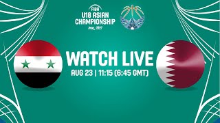 [Live] U18-卡達 vs 敘利亞 14:45