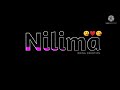 #Nameart #Nilima