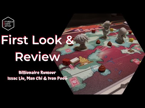 Billionaire Rumour (2020 Kickstarter Tabletop Game) - ABG Reviews | #AsianBoardgamer 